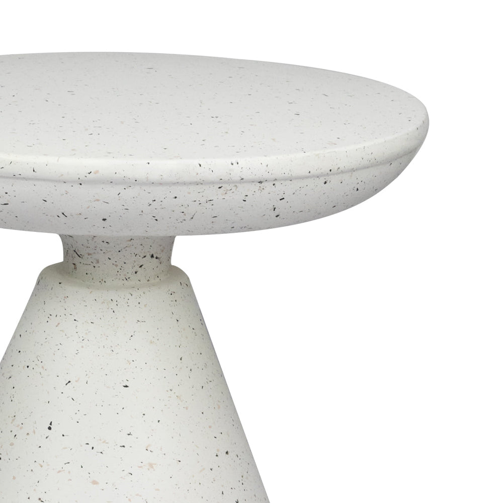 Levede Side Table Terrazzo Coffee End Tables Modern Hourglass Stool Stand 51cm