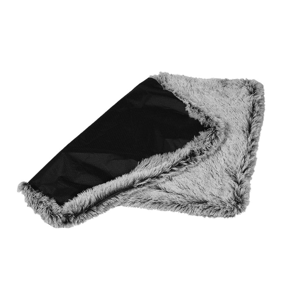 Pawz Replaceable Pet Bed Cover Plush Warm Soft Washable Charcoal M