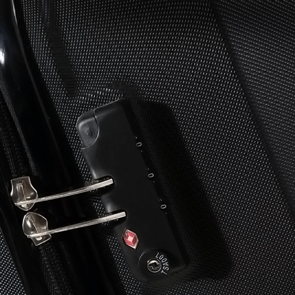Slimbridge 20&quot;24&quot;28&quot; 3PC Luggage Sets Suitcase Set Travel Carry On TSA Black