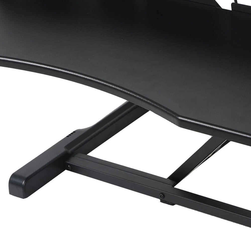 Levede Sit Standing Desk Converter Laptop Riser Adjustable Stand Computer
