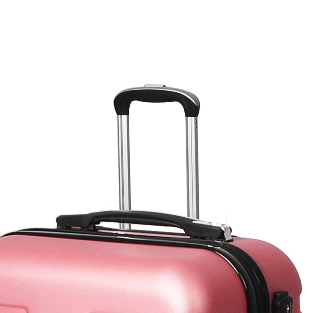 Slimbridge 20&quot; Carry On Luggage Case Suitcase Travel TSA Hard Shell Rose Gold