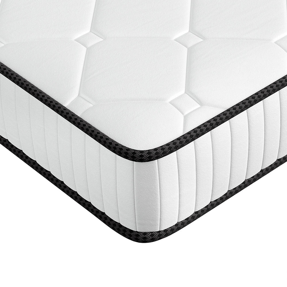 Dreamz Spring Mattress Bed Pocket Tight Top Foam Medium Firm Super King 20CM