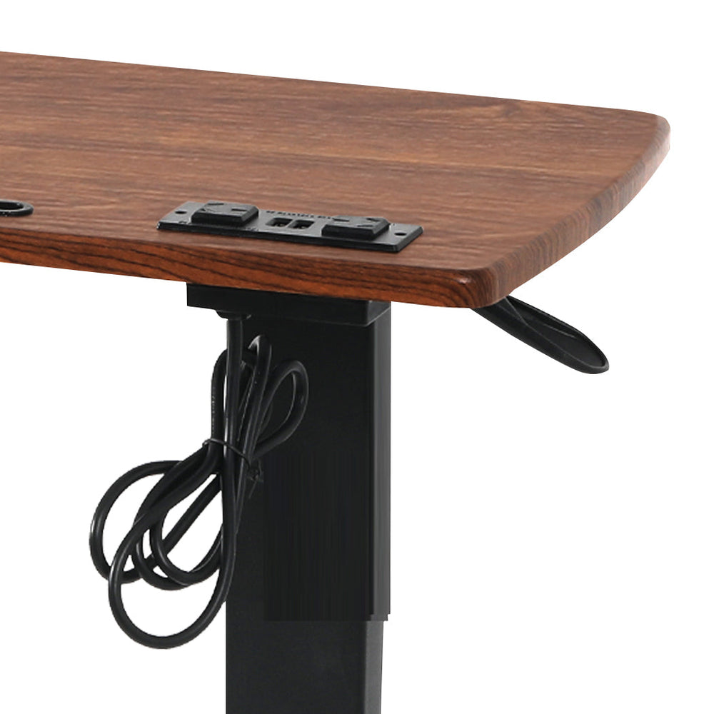 Levede Mobile Standing Desk Foldable Bed Side Table Gas Lift Stand Computer