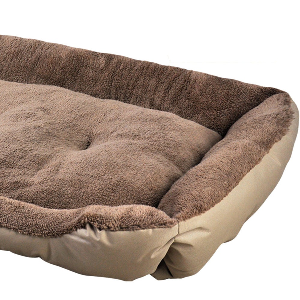 Pawz Pet Bed Mattress Dog Cat Pad Mat Cushion Soft Winter Warm Large Cream