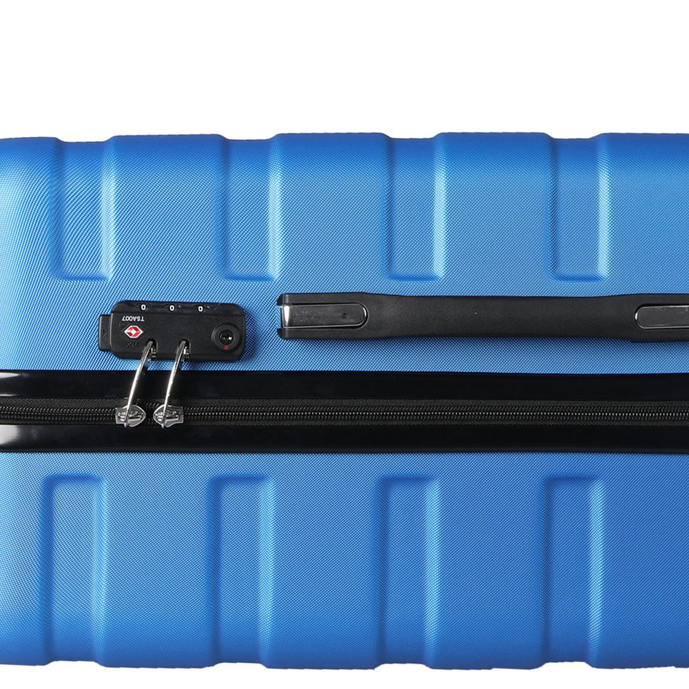 Slimbridge 24&quot;Luggage Case Suitcase Travel Packing TSA Lock Hard Shell Case Blue