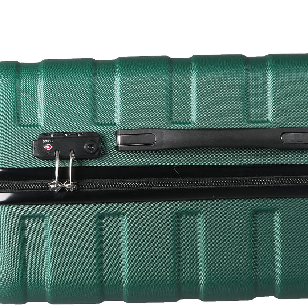 Slimbridge 24&quot; Luggage Case Suitcase Travel Packing TSA Lock Hard Shell Green