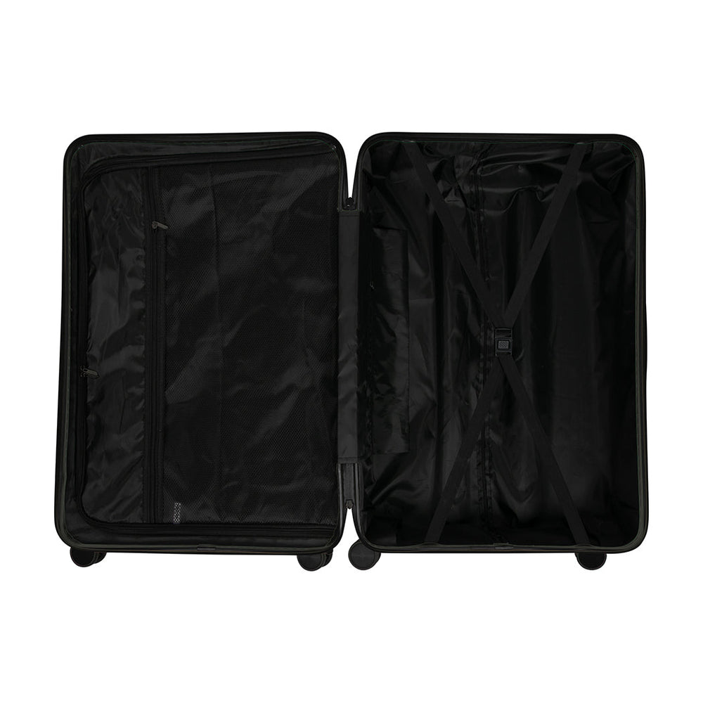 Slimbridge Luggage Suitcase Trolley Set Travel Lightweight 2pc 20&quot;+28&quot; Black