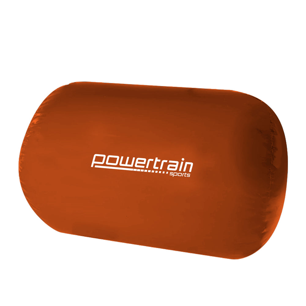 Powertrain Inflatable Air Track Gymnastics Gym Barrel 120 x 75cm Orange