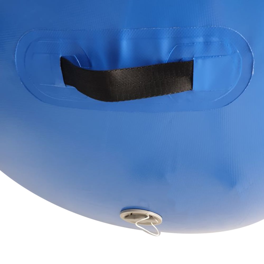Powertrain Inflatable Air Track Gymnastics Gym Barrel 120 x 75cm Blue