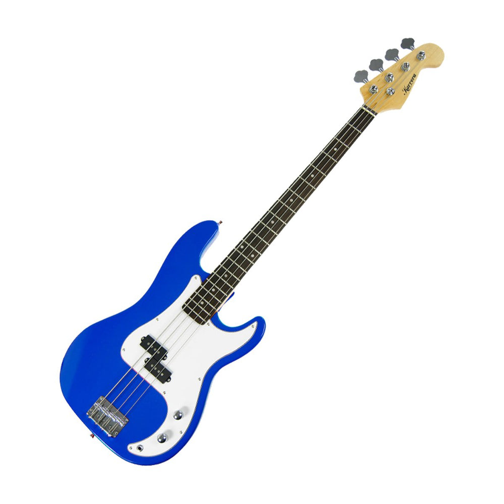 Karrera Electric Bass Guitar Pack - Blue