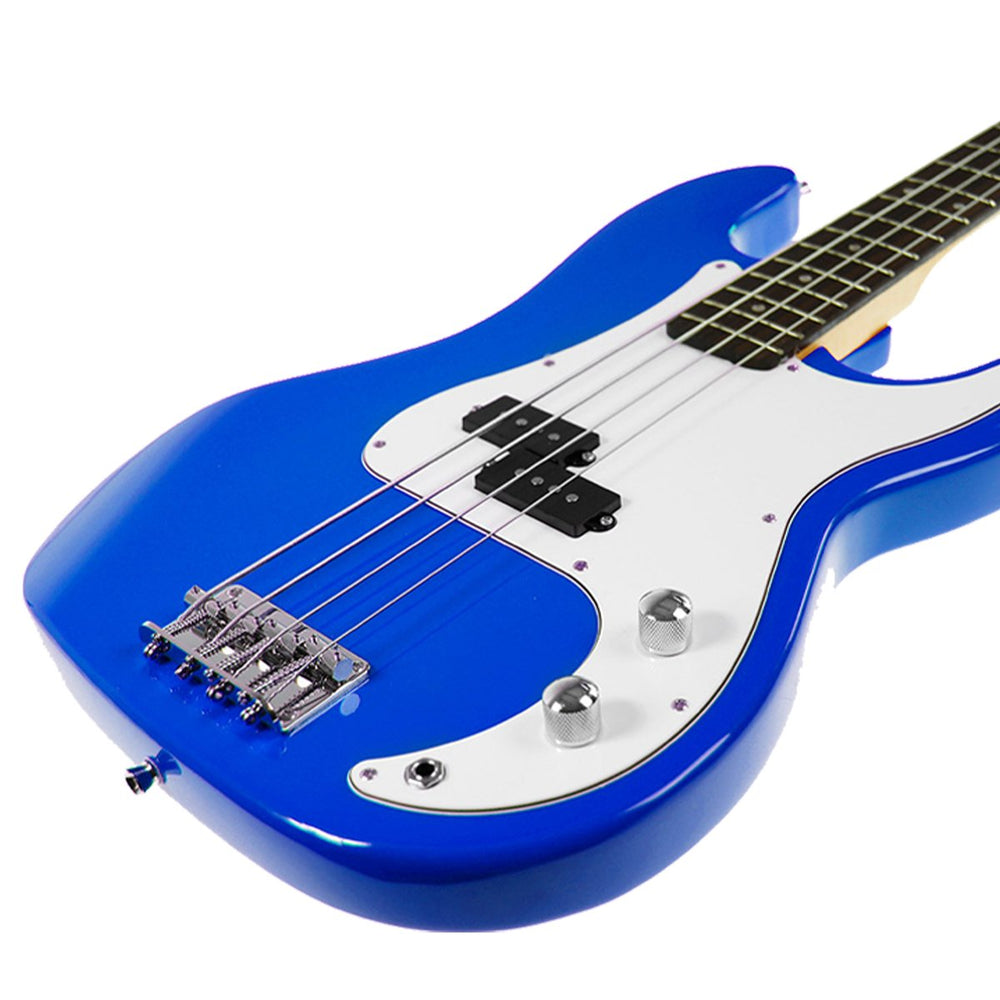 Karrera Electric Bass Guitar Pack - Blue