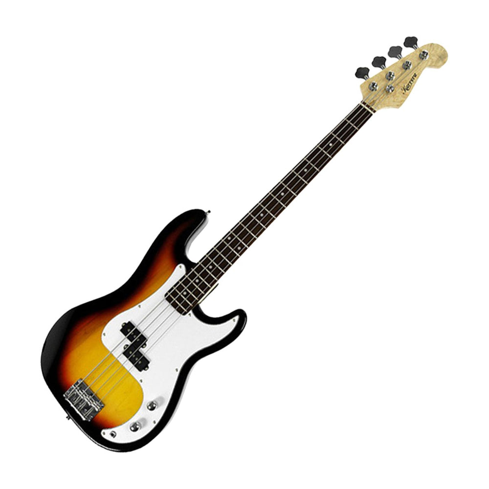 Karrera Electric Bass Guitar Pack Full Size 4-String - Sunburst