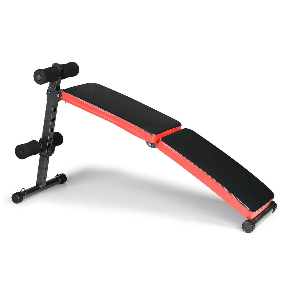 Incline Fitness Sit-Up Bench with Resistance Bands