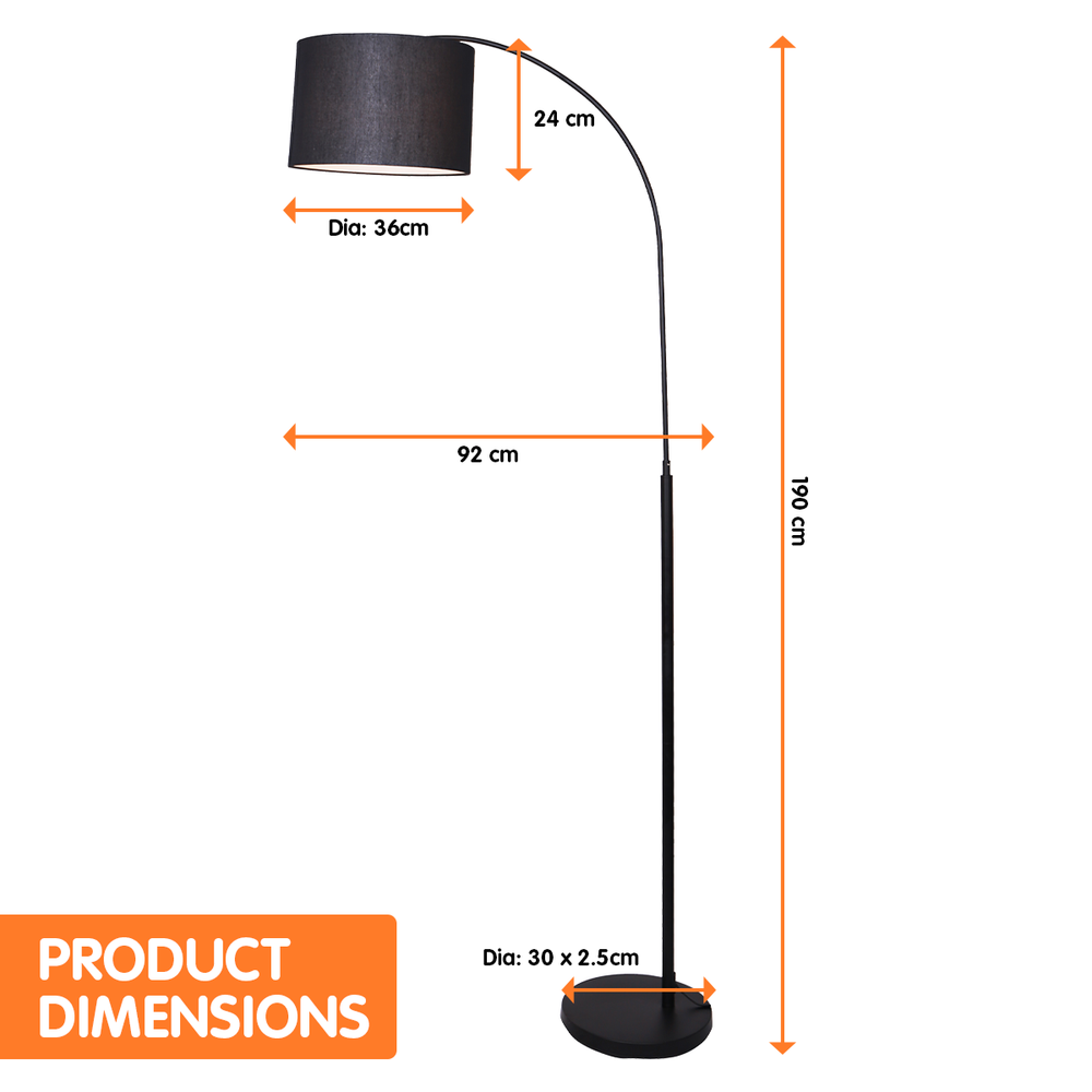 Sarantino Metal floor lamp