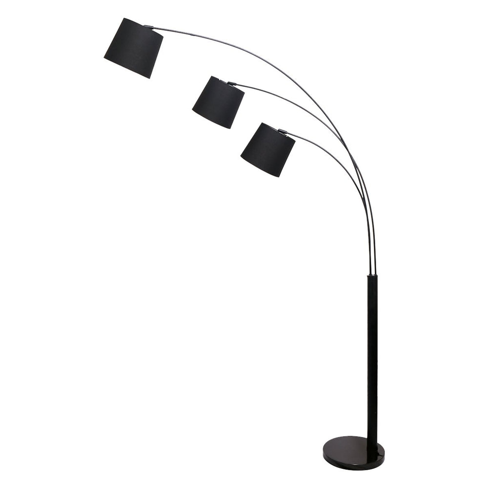Sarantino Arc Floor Lamp with 3 Adjustable Shades