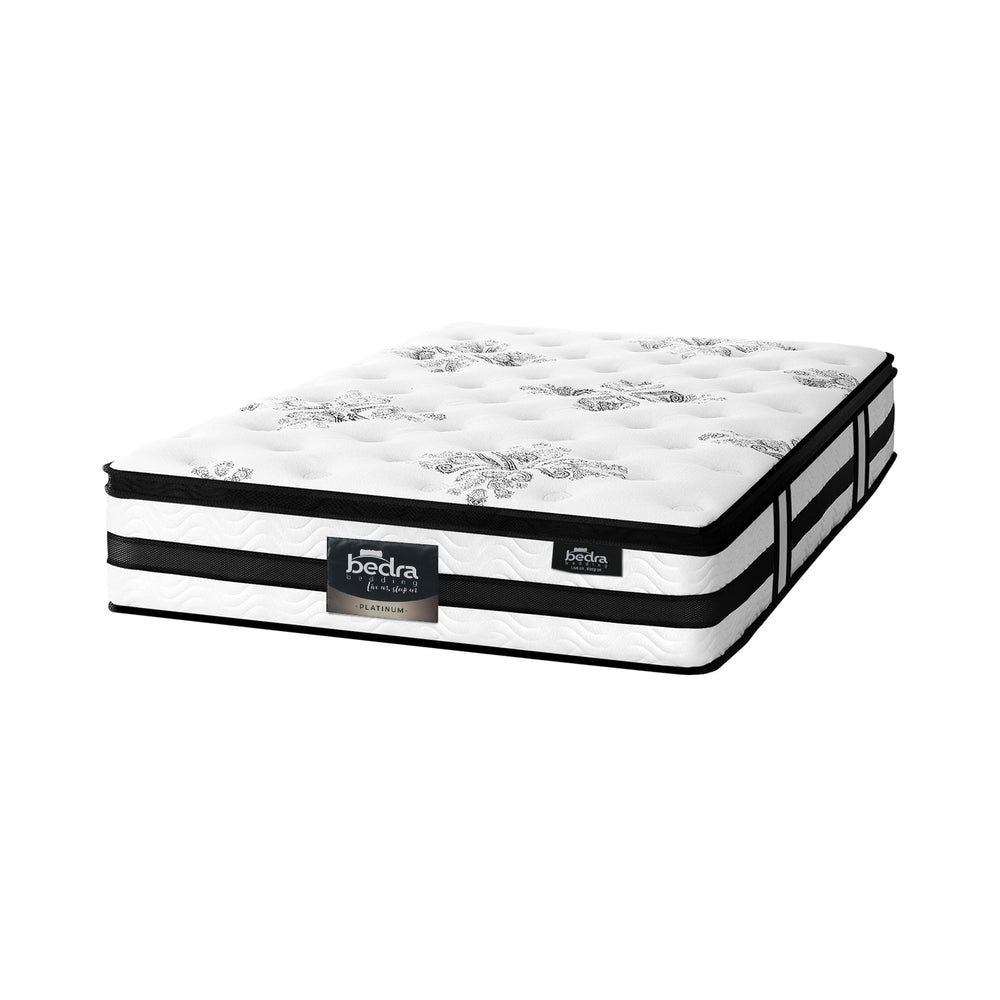 Bedra Double Mattress Bed Cool Gel Foam Pocket Spring Medium Firm 34CM