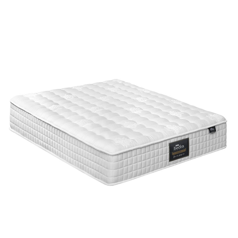 Bedra Mattress Double Bed Luxury Tight Top Pocket Spring Foam Medium Firm 27cm