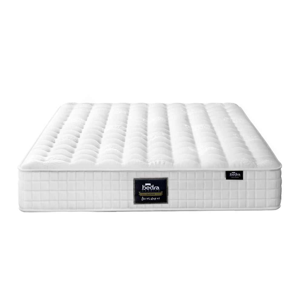 Bedra Mattress Double Bed Luxury Tight Top Pocket Spring Foam Medium Firm 27cm