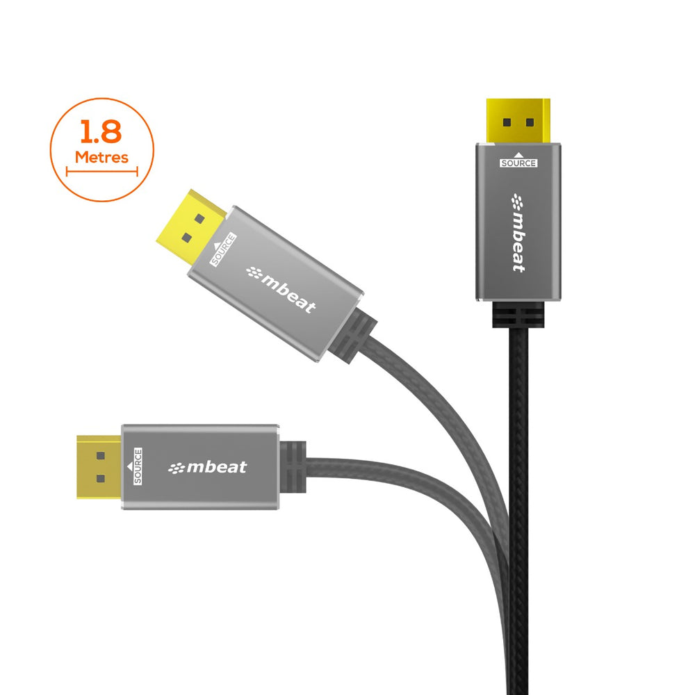 mbeat ToughLink 1.8m DisplayPort to DVI-D Cable
