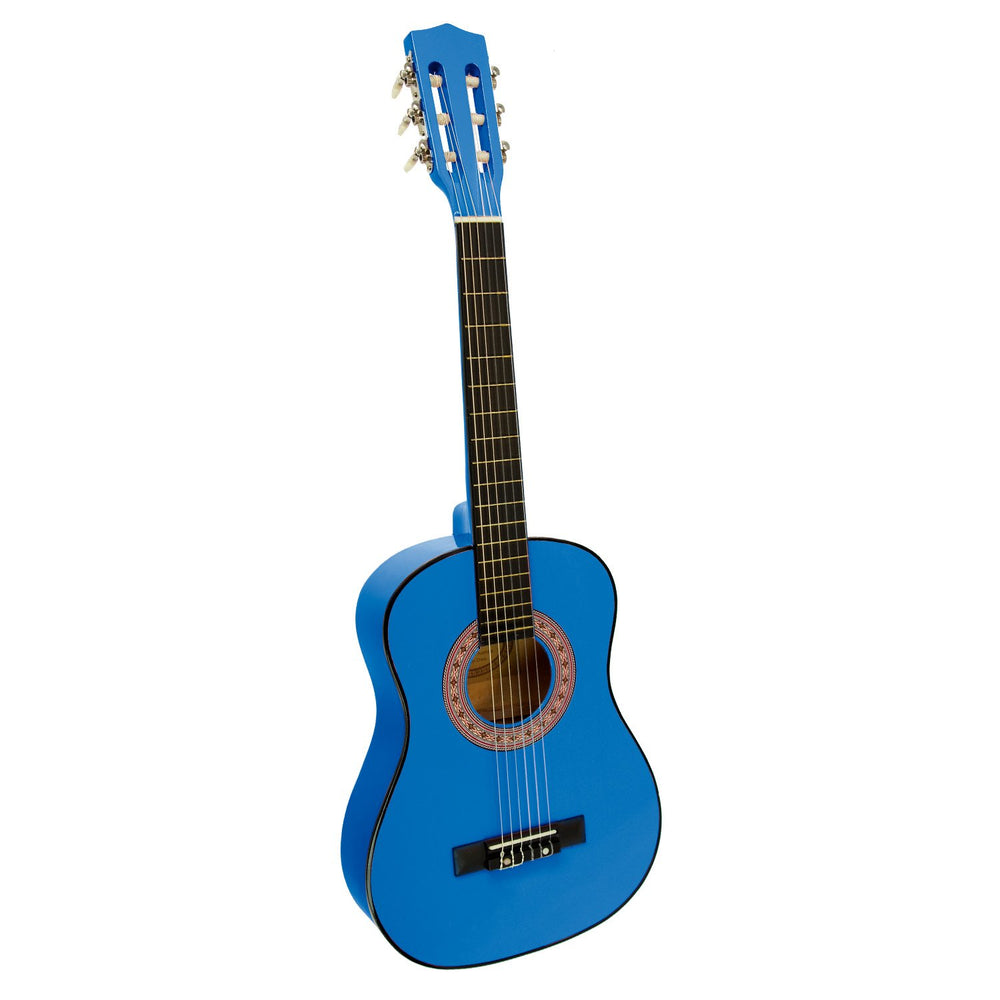 Karrera 34in Childrens No-Cut Acoustic Kids Guitar - Blue