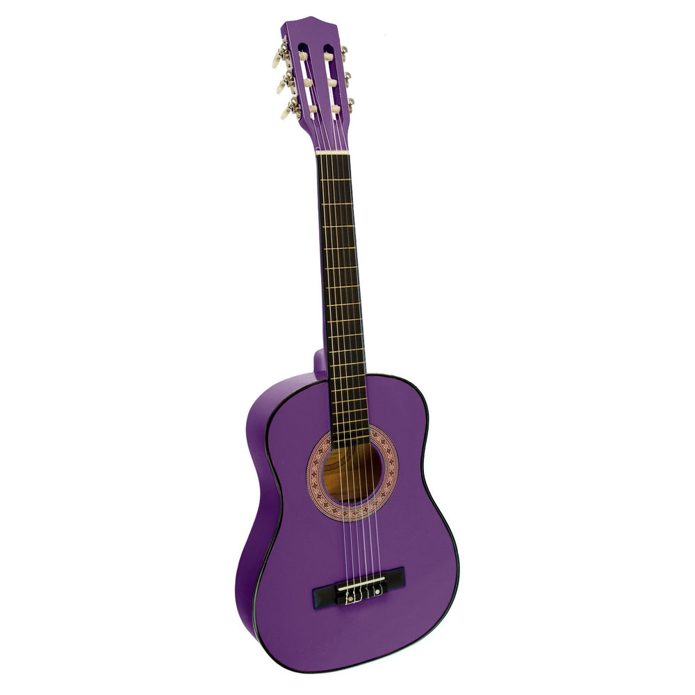 Karrera 34in Childrens No-Cut Acoustic Kids Guitar - Purple