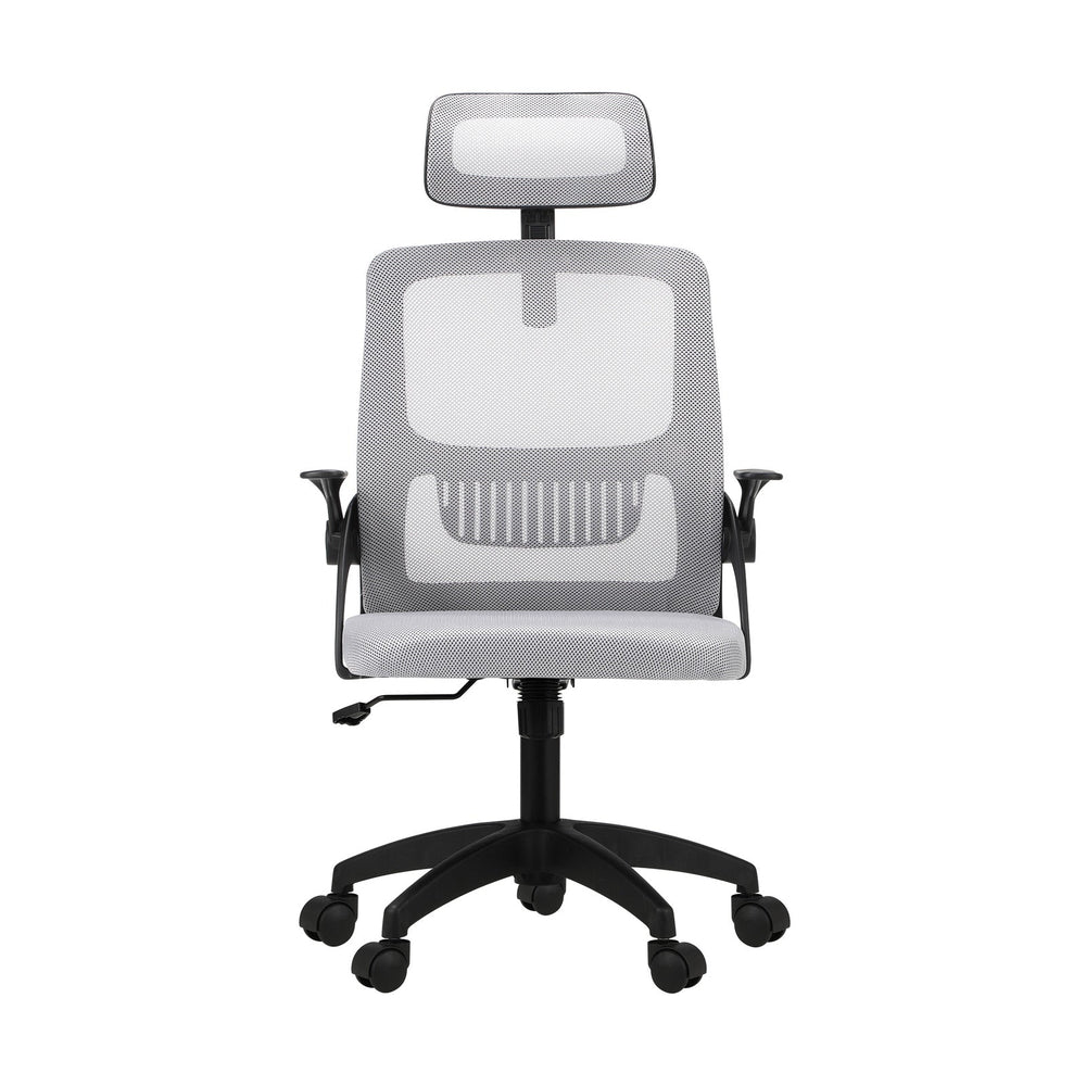 Oikiture Mesh Office Chair Executive Fabric Gaming Seat Racing Tilt Computer BKG