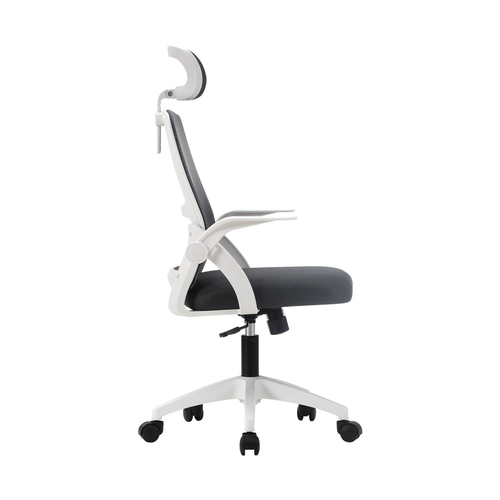 Oikiture Mesh Office Chair Executive Fabric Gaming Seat Racing Tilt Computer DGY