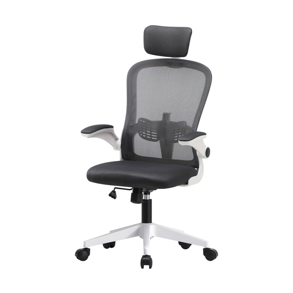 Oikiture Mesh Office Chair Executive Gaming Seat Racing Tilt Computer DGY&amp;WH