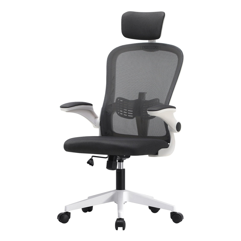 Oikiture Mesh Office Chair Executive Gaming Seat Racing Tilt Computer DGY&amp;WH