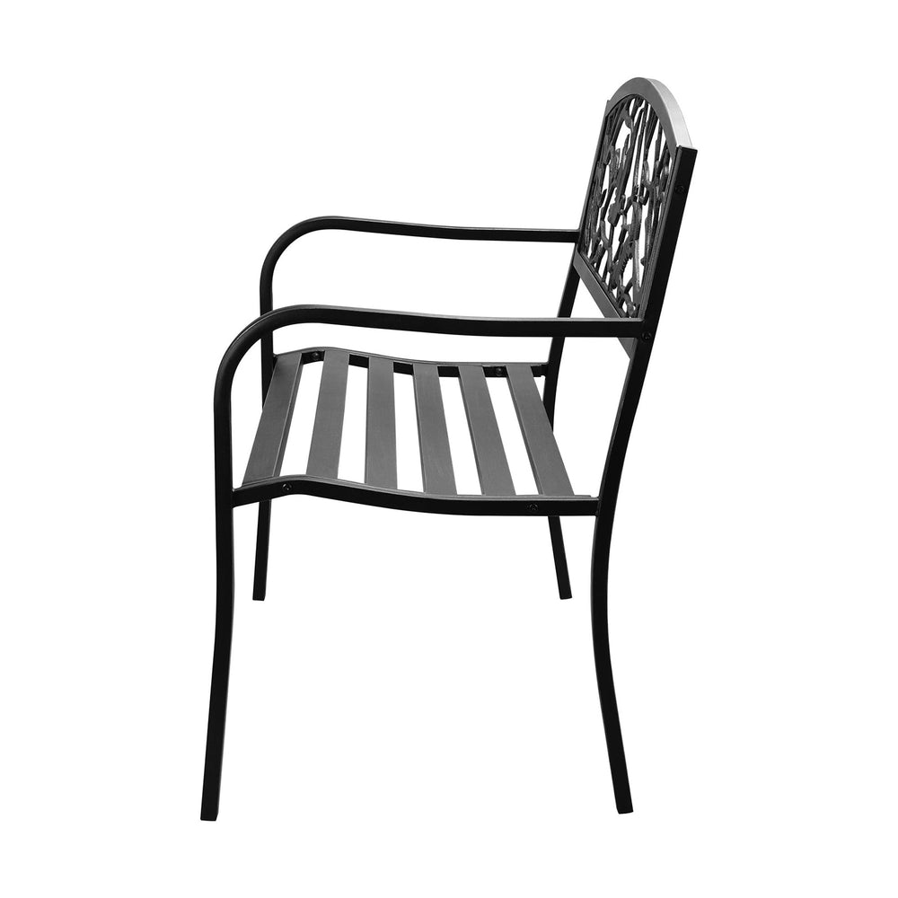 Livsip Garden Bench Backyard Chair Patio Seat Outdoor Furniture Bird Pattern