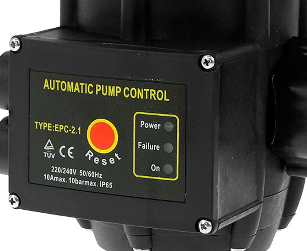 HydroActive Automatic Water Pump Pressure Switch Controller - Red