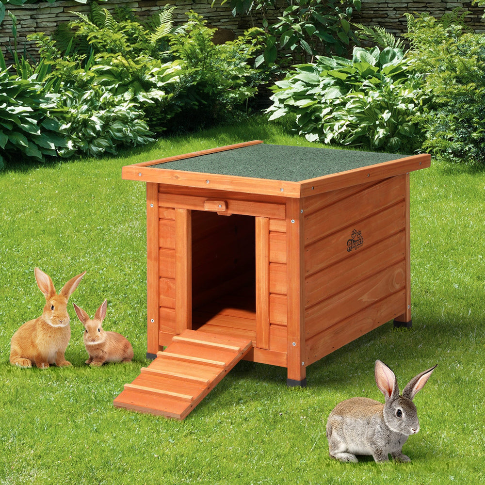Alopet Cube Rabbit Hutch Wooden Cage Chicken Coop House Enclosure Outdoor Indoor