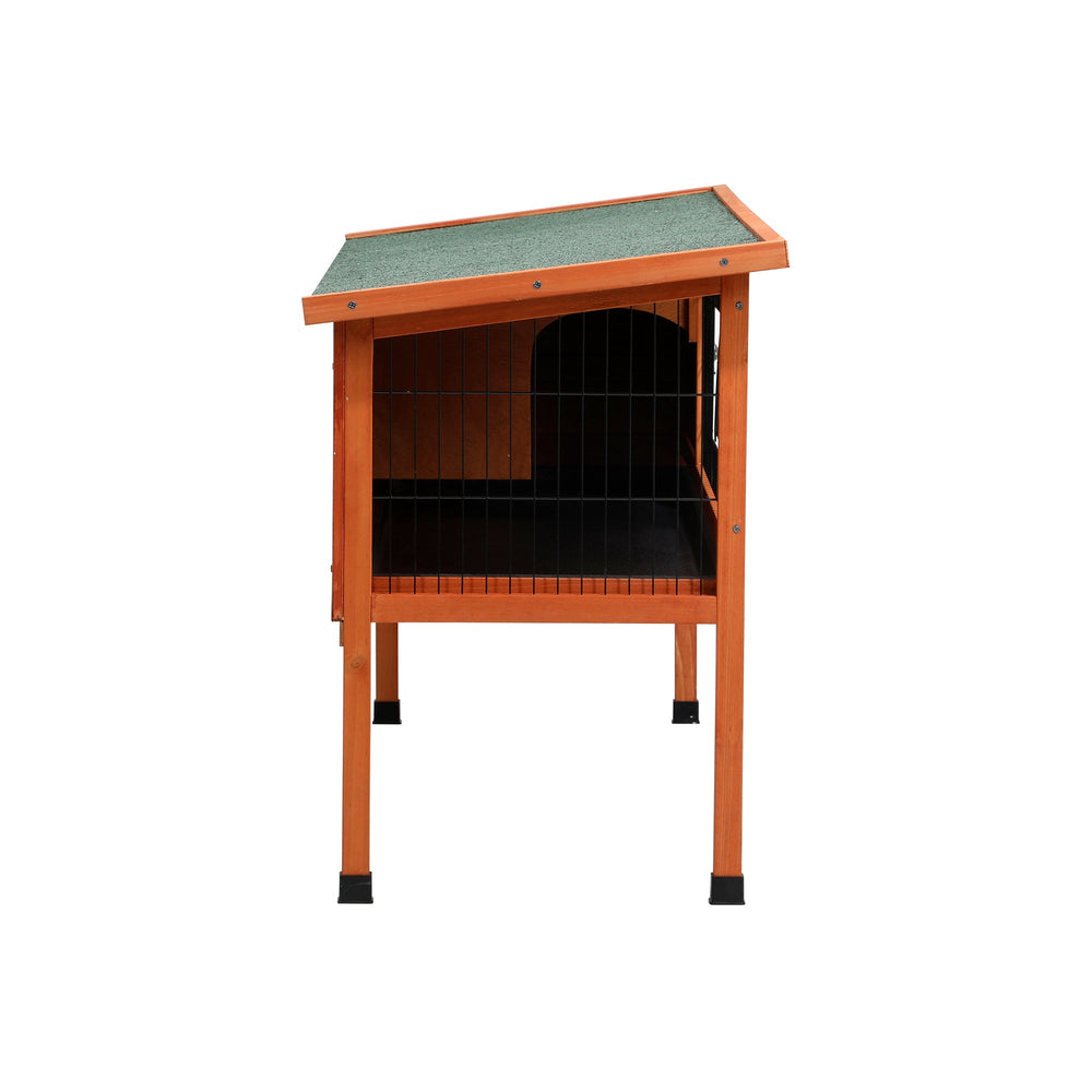 Alopet Large Rabbit Hutch Wooden Cage Enclosure Chicken Coop 122cm House Outdoor