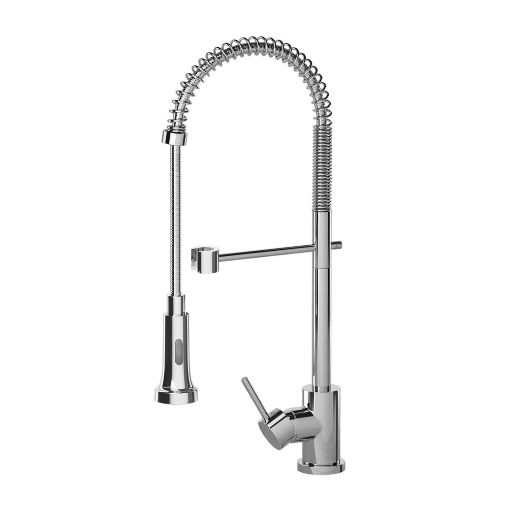 Welba Kitchen Mixer Tap Pull Out Sink Faucet Basin Swivel 2 Modes WELS Chrome