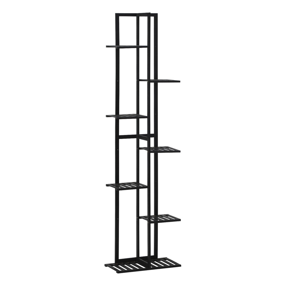 Livsip 7 Tiers Bamboo Plant Stand Staged Flower Shelf Rack Outdoor Garden