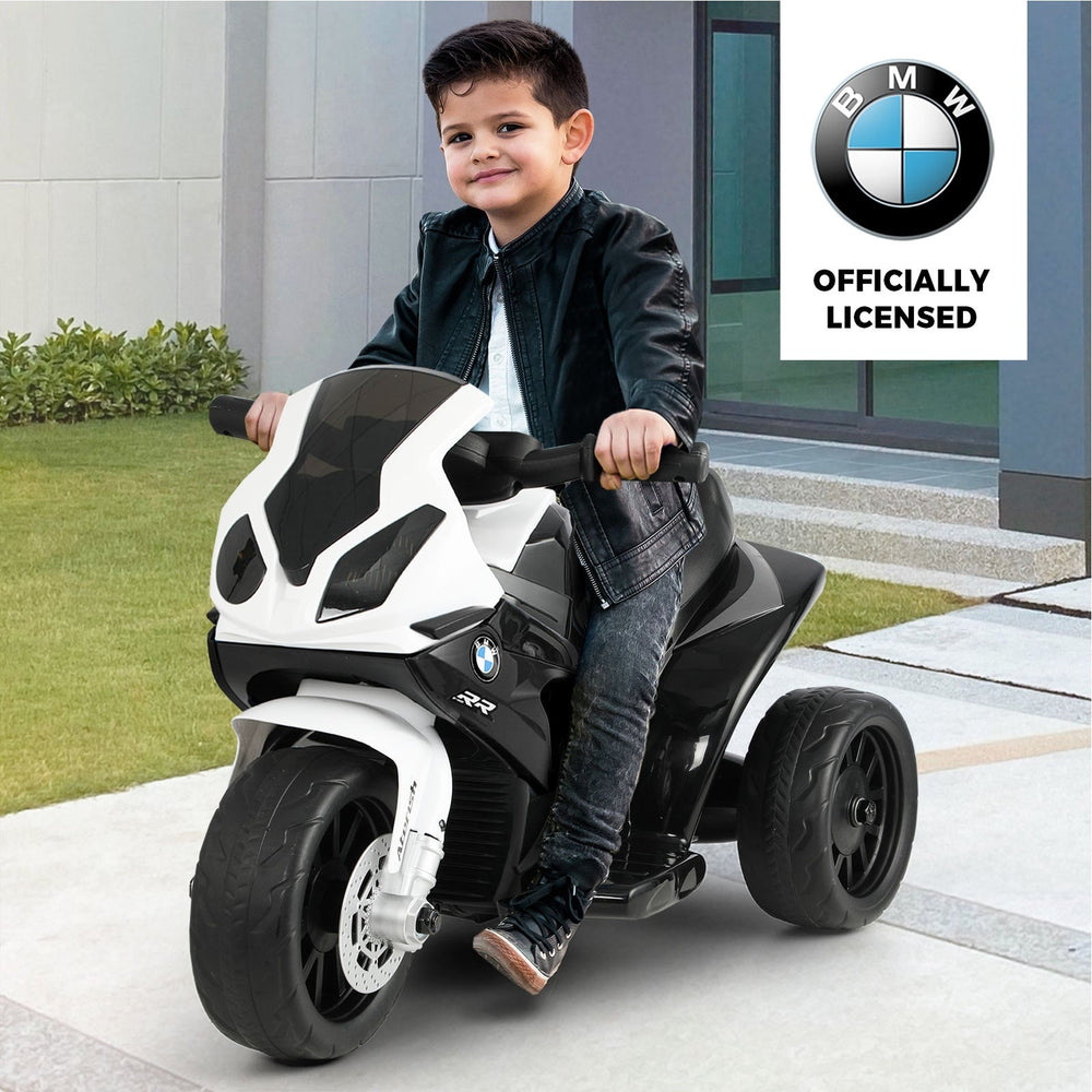 BMW Kids Ride On Car Motorcycle Police 3 Wheels Toy Tricycle Electric Car Gift