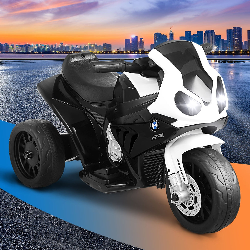 BMW Kids Ride On Car Motorcycle Police 3 Wheels Toy Tricycle Electric Car Gift