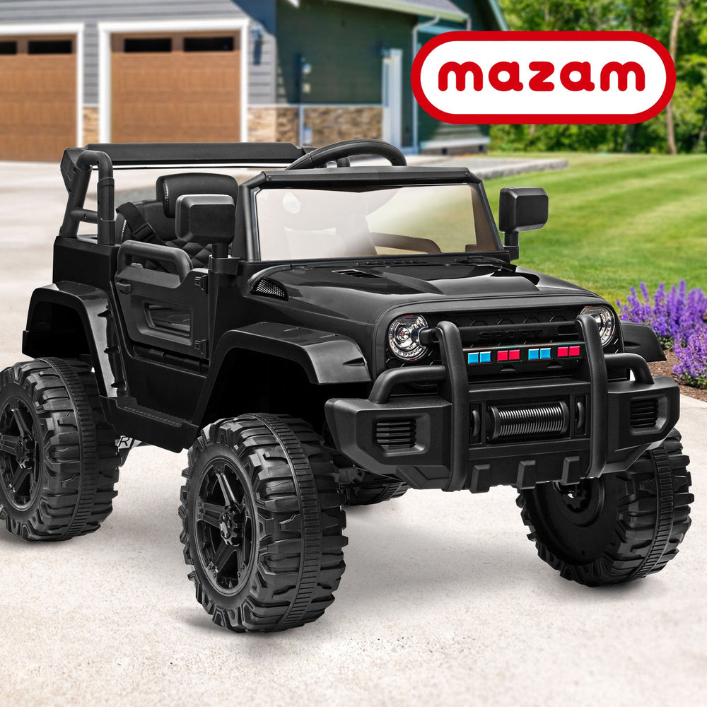 Mazam Ride On Car 12V Electric Jeep Remote Vehicle Kids Toy Cars Gift LED light