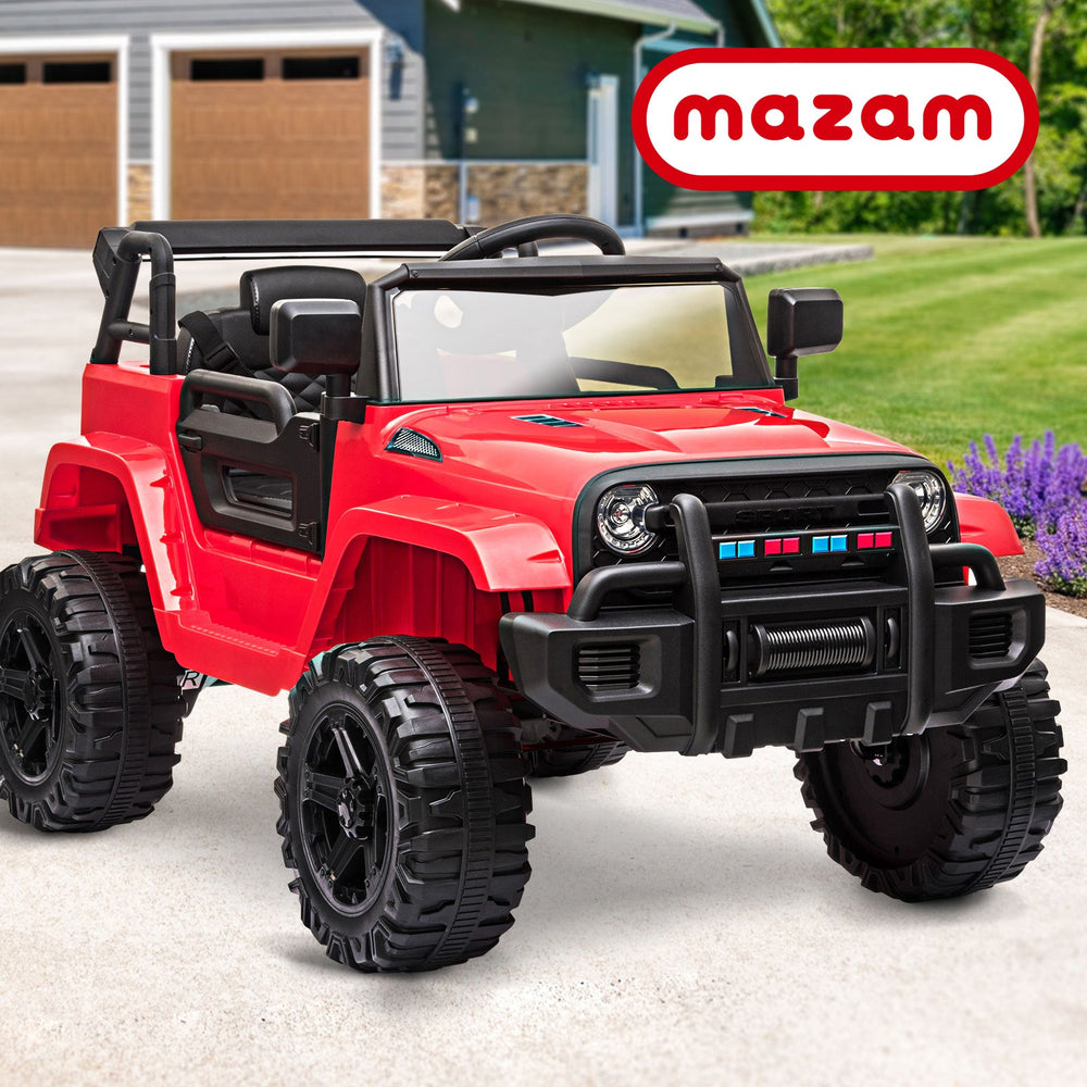 Mazam Ride On Car Electric Jeep Toy Remote Cars Kids Gift MP3 LED lights 12V