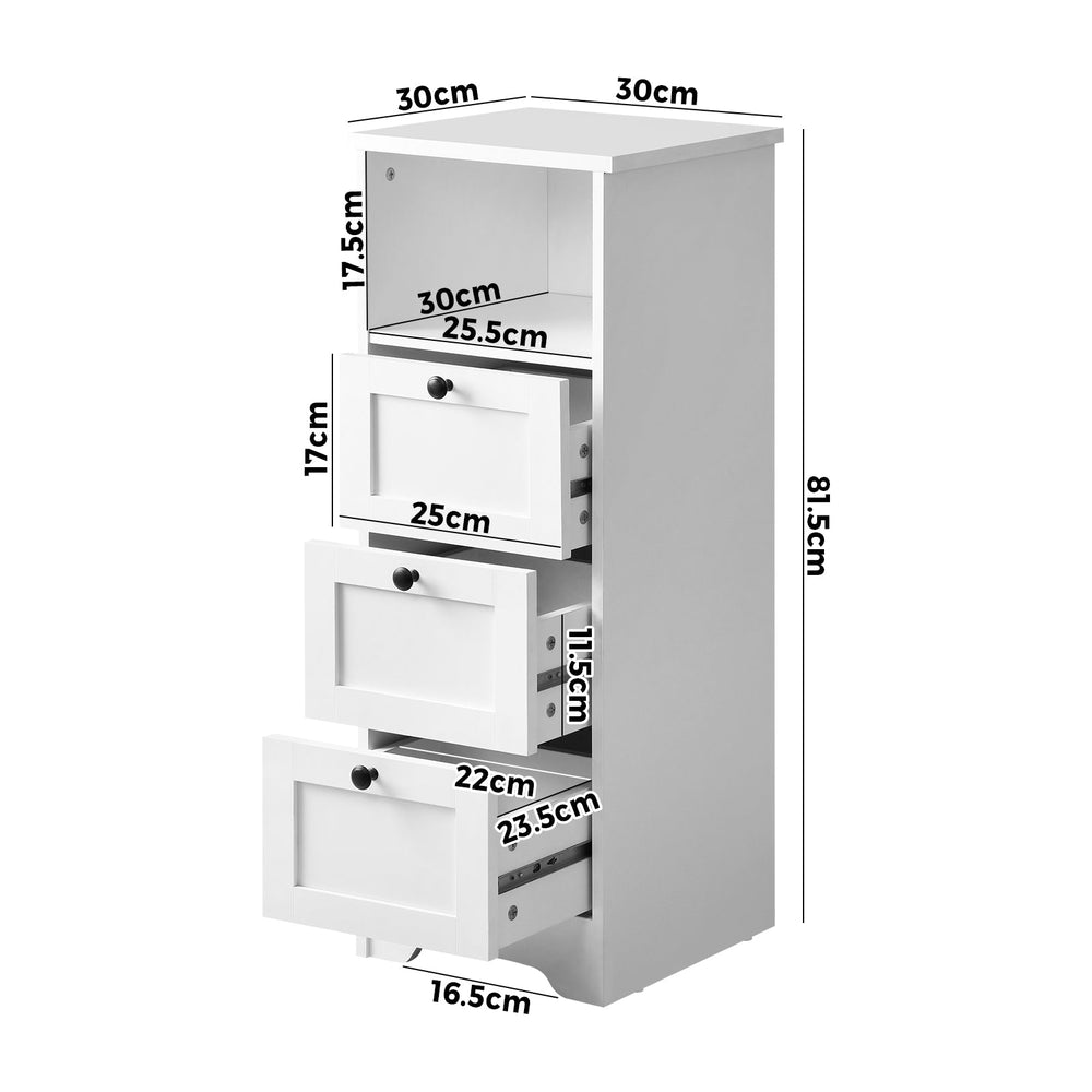 Oikiture Storage Cabinet Sideboard Dresser Cupboard Hallway Hamptons Furniture