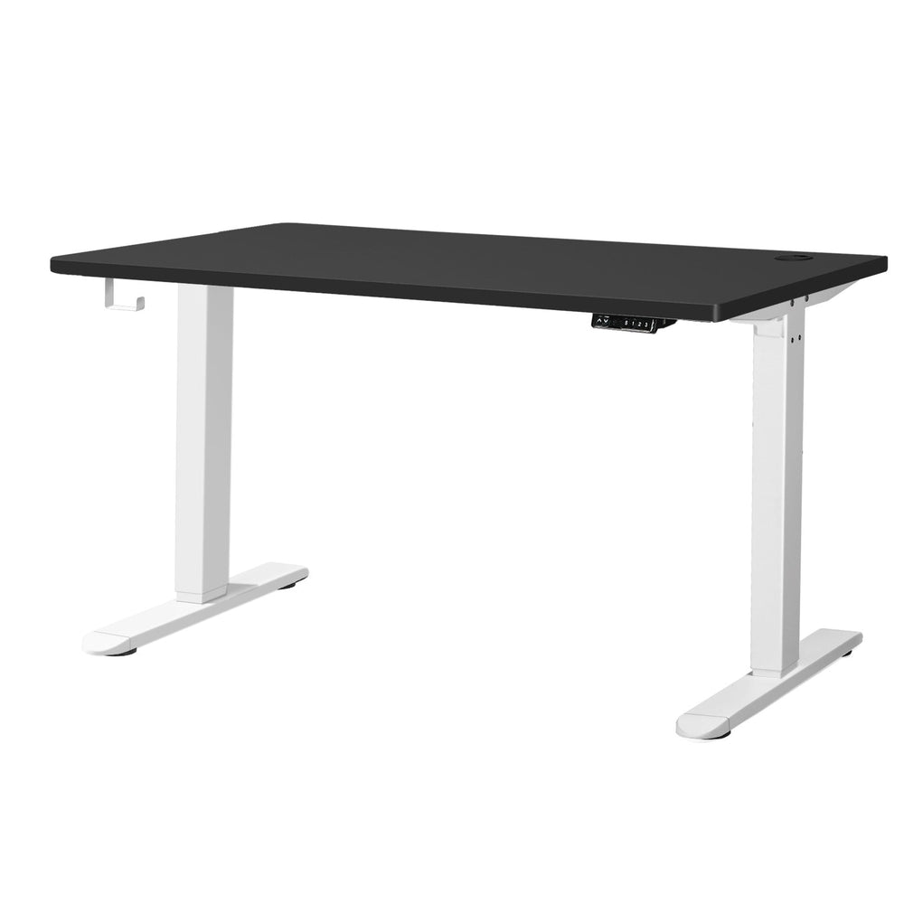 Oikiture Standing Desk Motorised Electric Sit Stand Table Height Adjustable 140cm