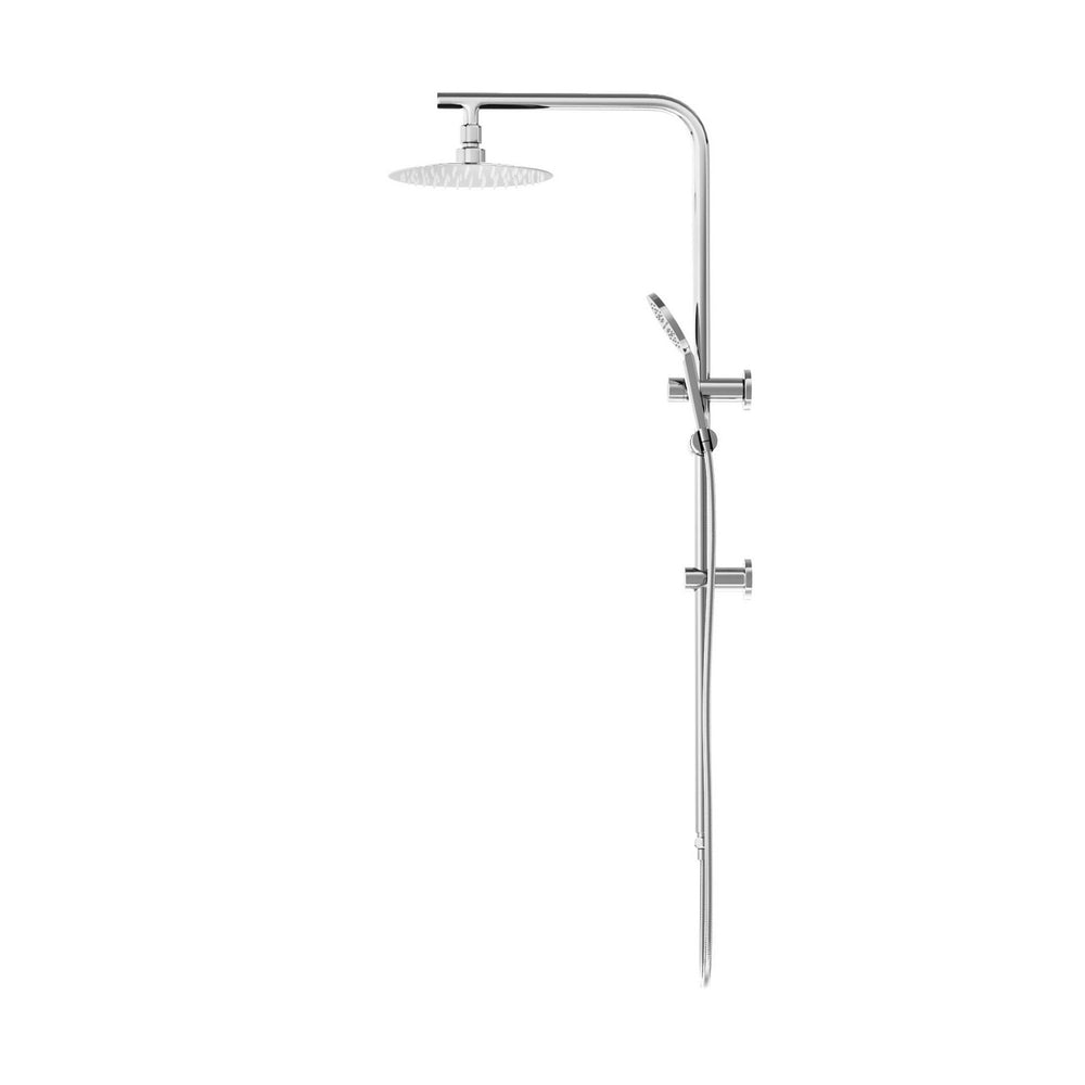 Welba 10&quot; Rain Shower Head Set Round Handheld With Shower Mixer Tap Chrome