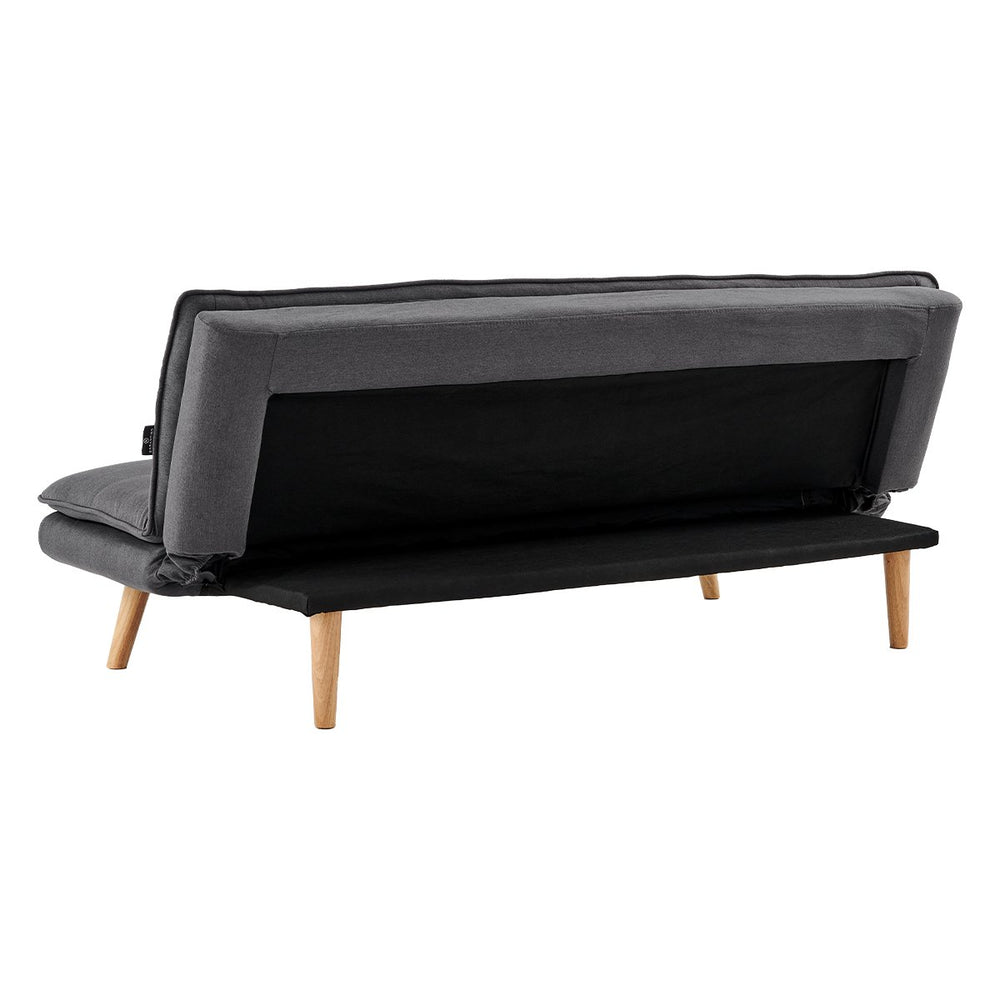 Sarantino Cloud Sofa Bed with Splayed Legs - Dark Grey