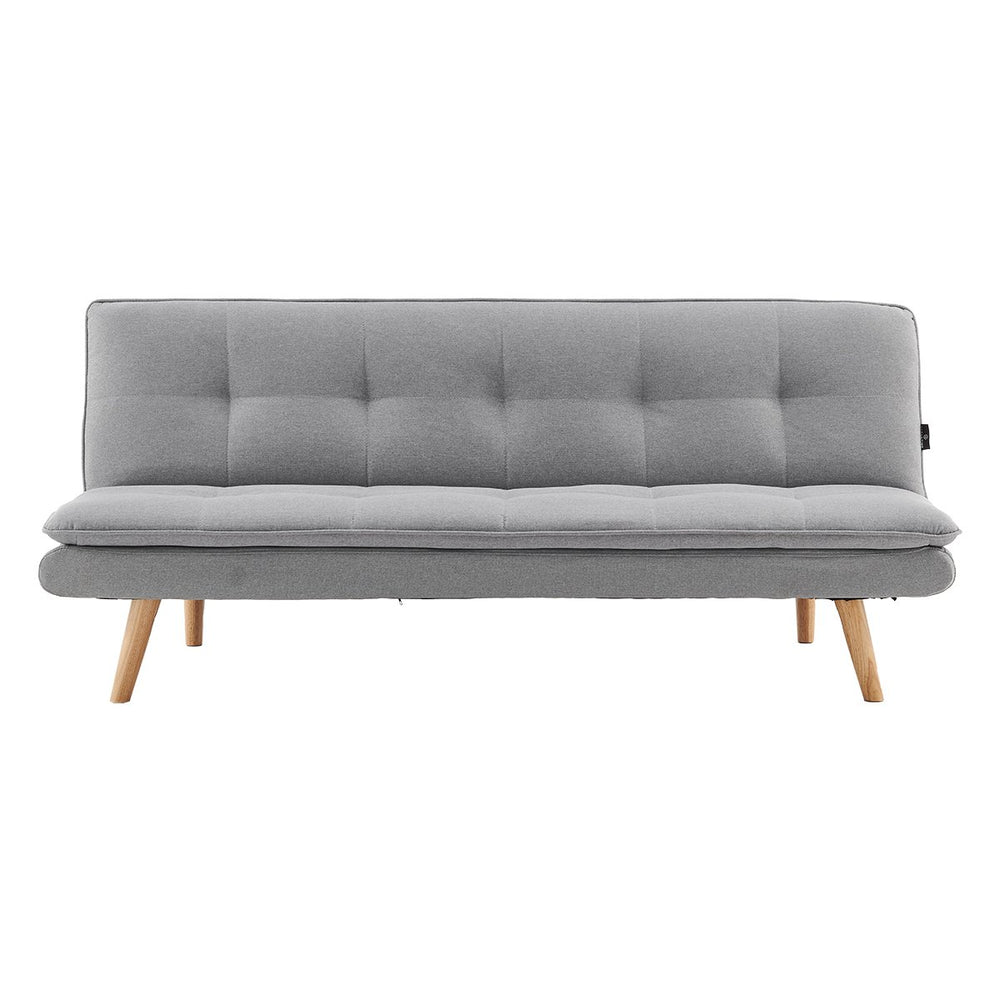 Sarantino Cloud Sofa Bed with Splayed Legs - Light Grey