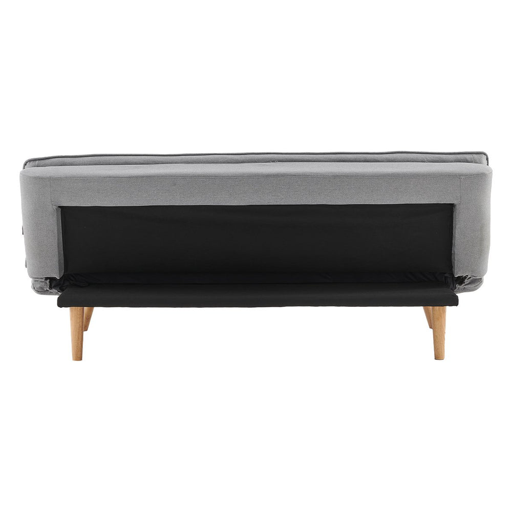 Sarantino Cloud Sofa Bed with Splayed Legs - Light Grey