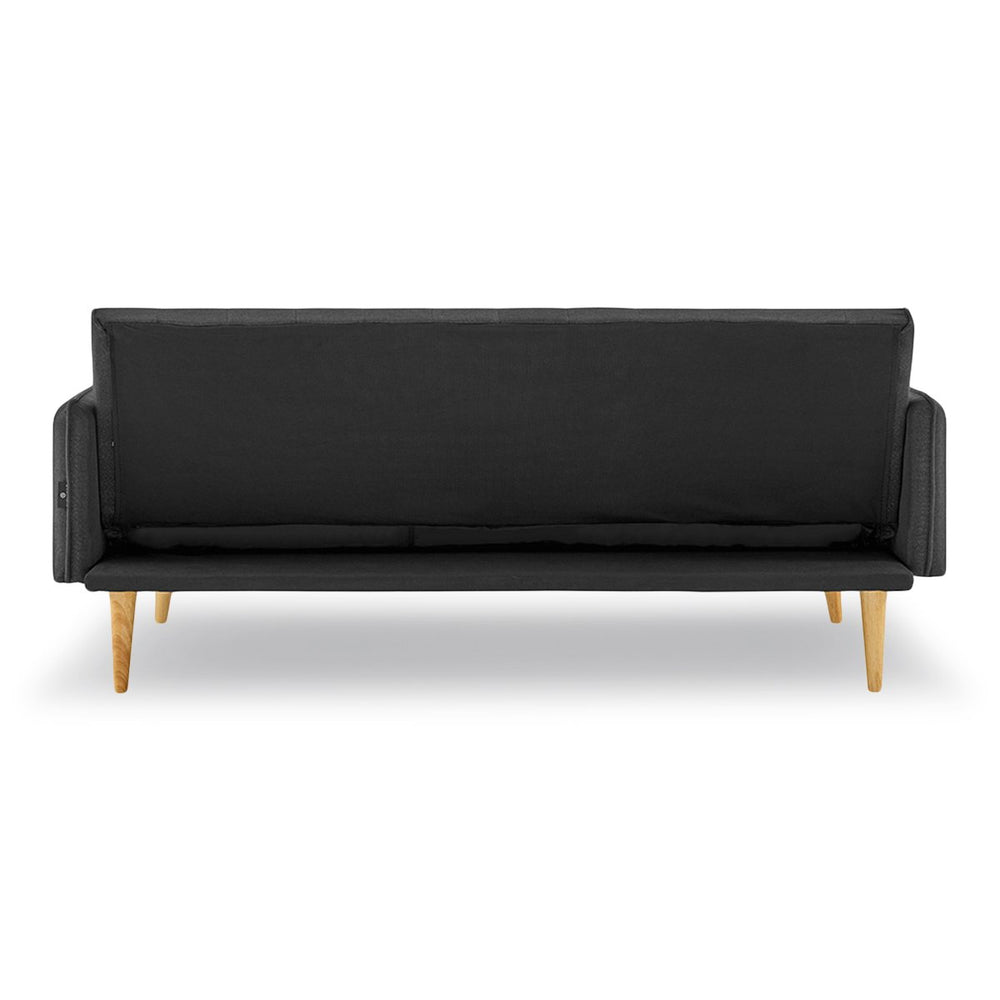 Sarantino Valencia Tufted Sofa Bed - Black