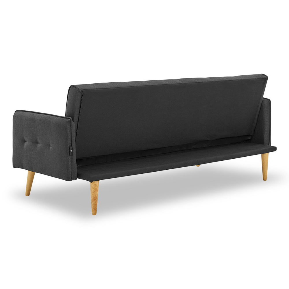 Sarantino Valencia Tufted Sofa Bed - Black