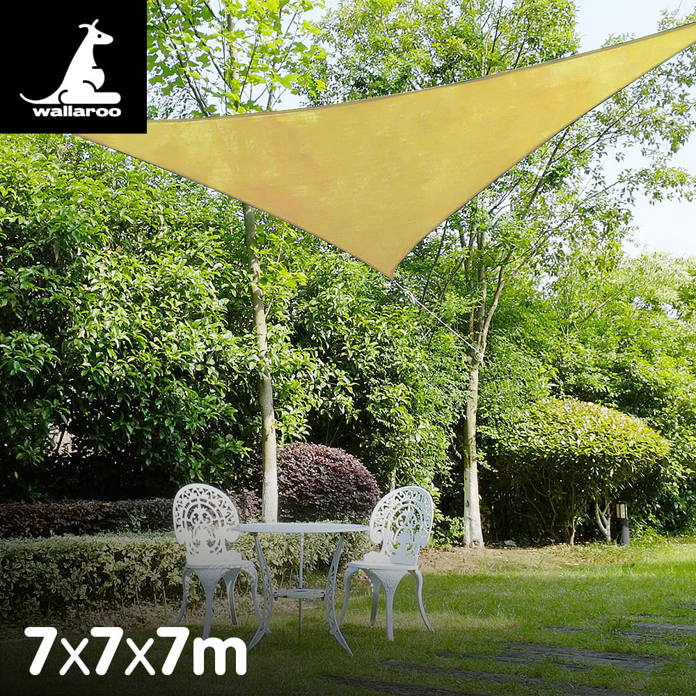 Wallaroo Shade sail 7x7x7m triangle