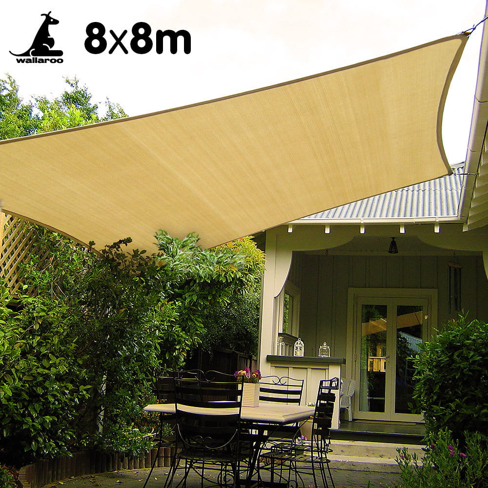 Wallaroo Shade sail 8x8m square