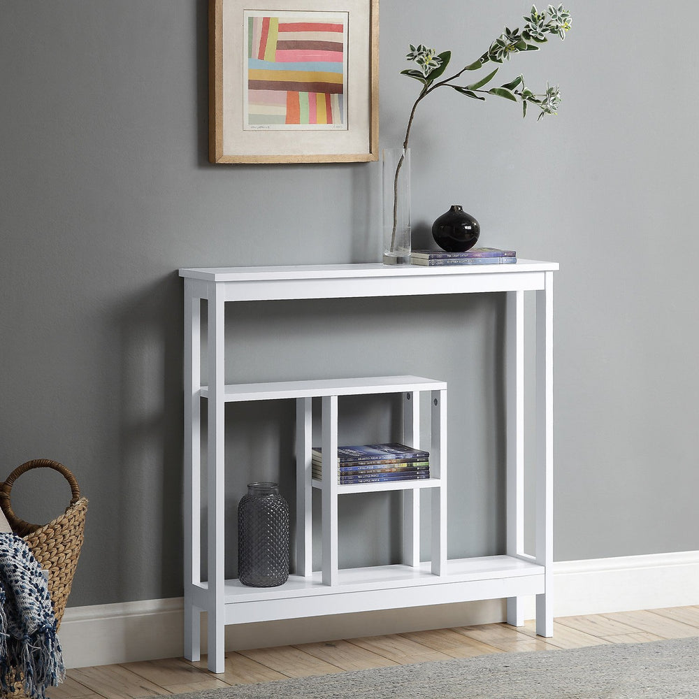 Sarantino Julian Console Table in White